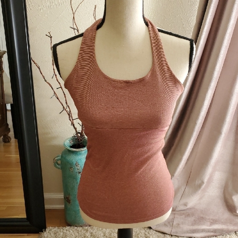 🥀Michael Stars Brown Halter Neck Tank Top